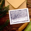 Badger and Stars Card - READY TO SHIP