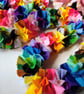 Felt Tinsel Garland, Rainbow Confetti Bunting, Eclectic Bohemian Party Decor - Image 6