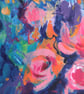 Pretty in Pink Art Print, Abstract Flowers, A3 size - Image 3