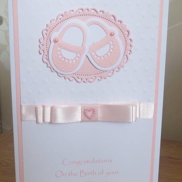 Unique New Arrival Baby  Girl Card