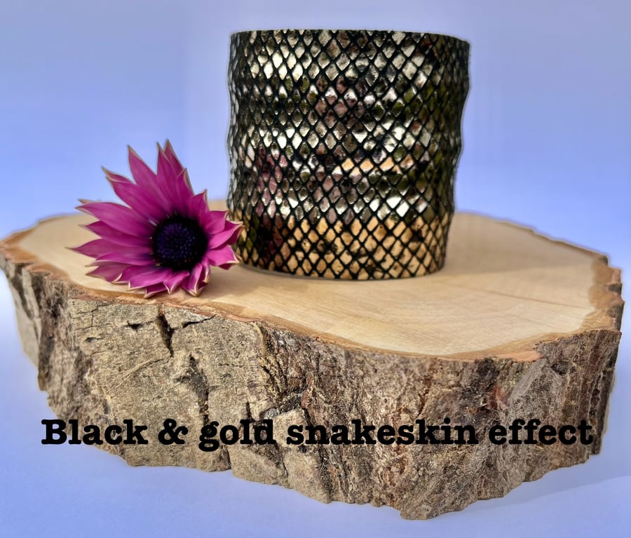 Stunning leather cuff