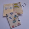 Teacups Tea wallet, Travel tea wallet, Teabag holder