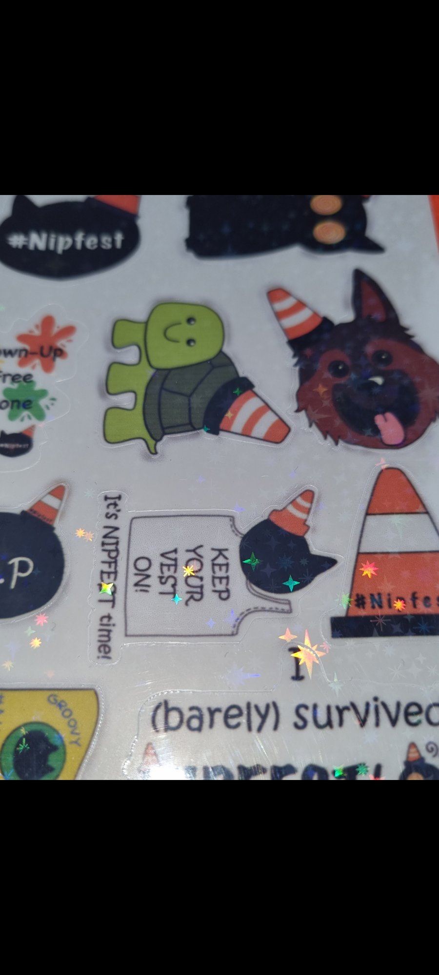 Nipfest assorted Glitter effect Sitcker set