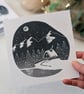 Cozy Cabin Christmas Card - Image 1