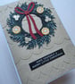 Textured Christmas wreath card - Image 9