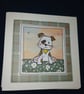 Quirky art handrawn set of 5 beautiful handmade whimsical cute dogs blank cards - Image 6