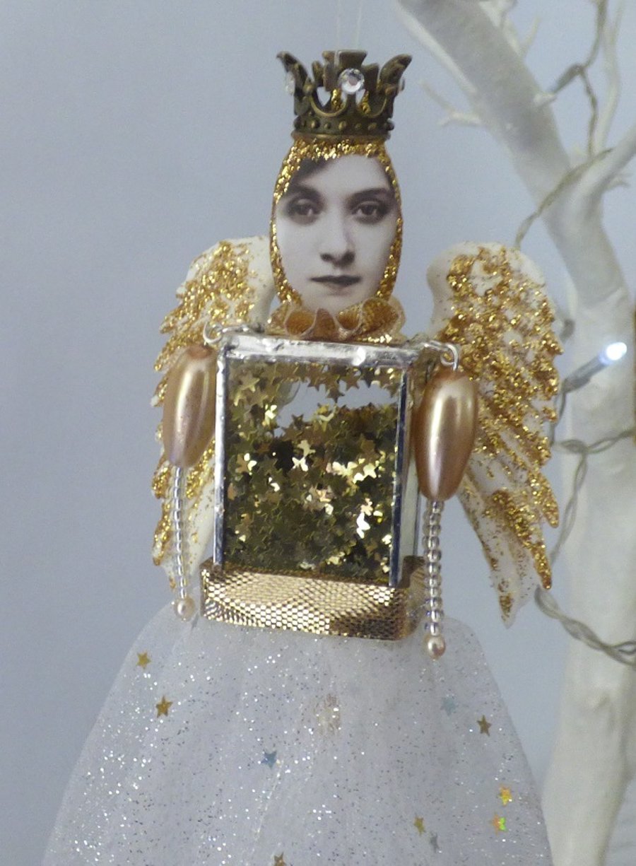 Gold Angel Christmas decoration