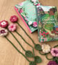 Crochet Flower Bookmark - Image 1