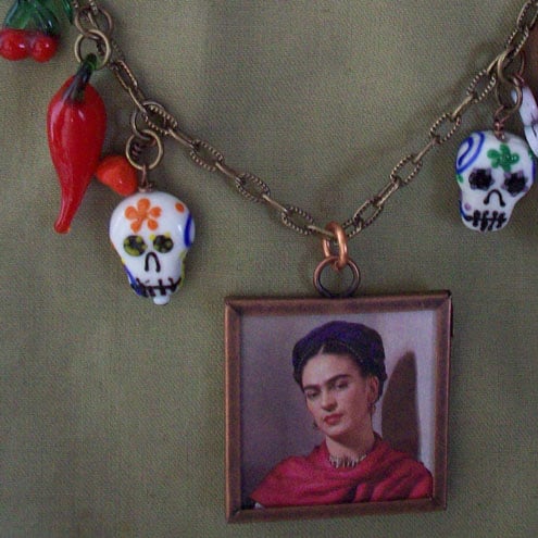 Frida Kahlo Nikolas Murray Art Necklace