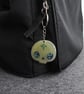 Yin Yang Mystic Skull  Shrink Plastic and Resin Keyring - Image 3