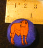 5 Cow Silk Buttons 3 South Devon Red? 2 Black White Holstein-Friesian? 2.5cm - Image 2