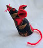 Faux mouse fabric animal doll Milagro the mouse