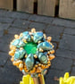 Beaded pencil topper - teal - Image 2