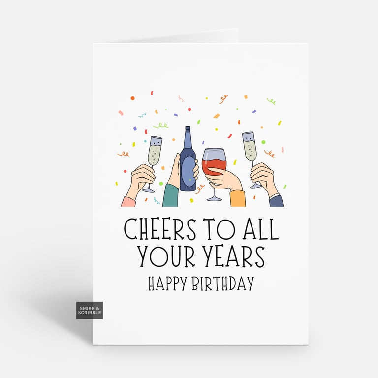 Unique Funny Birthday Card For Him Or Her 