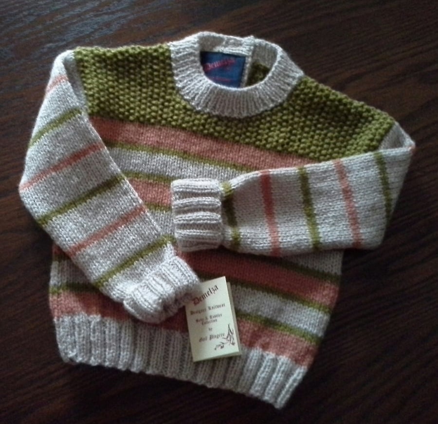 Boys Stripey Jumper 12-18 months size