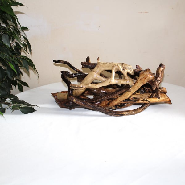 Wooden Fruit Bowl, Driftwood Bowl , Wooden Platter, Decorative Bowl  Hand Bowl