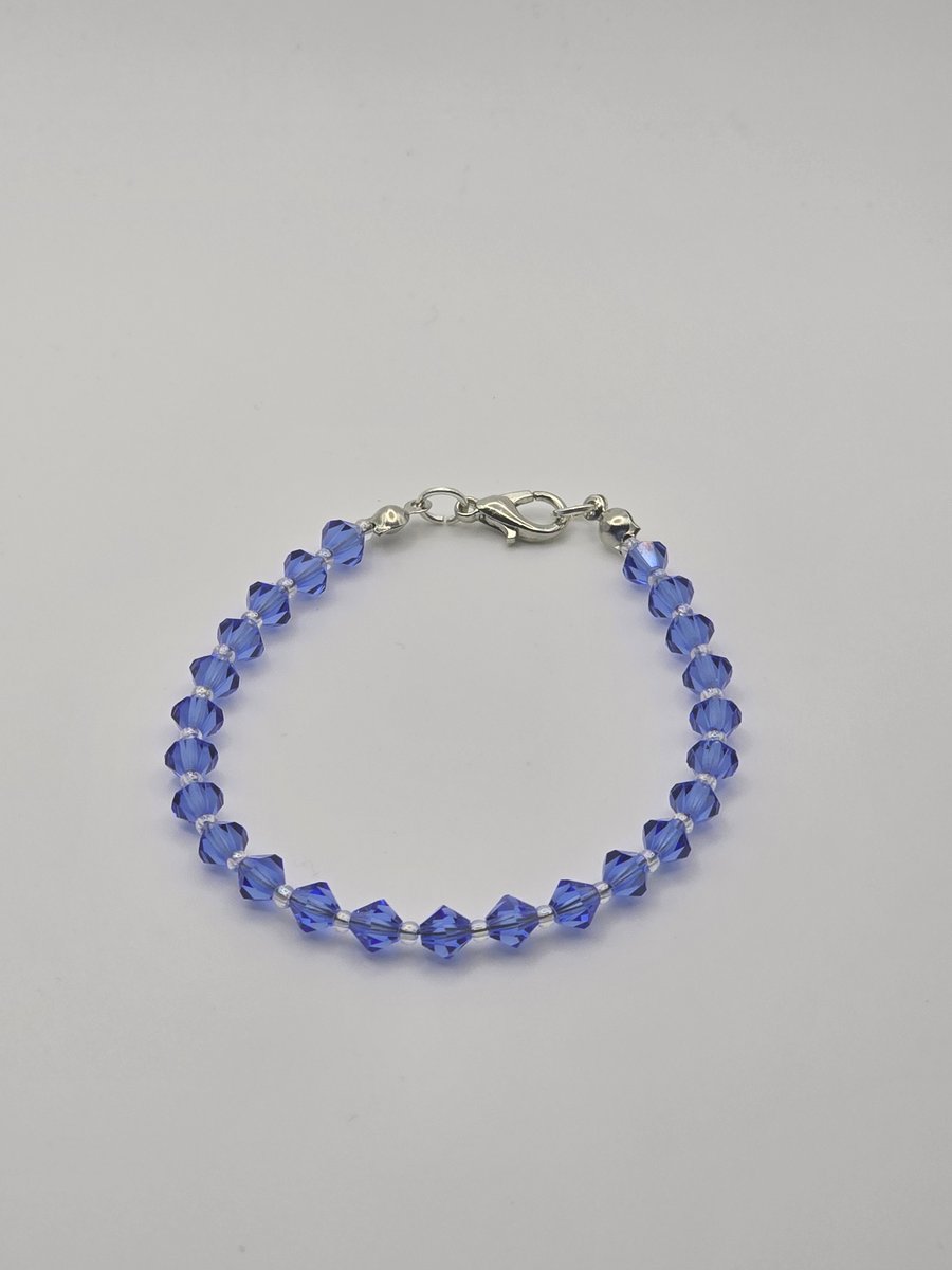 Preciosa Crystal Bracelet - Sapphire