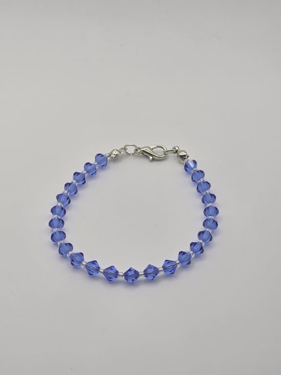 Preciosa Crystal Bracelet - Sapphire