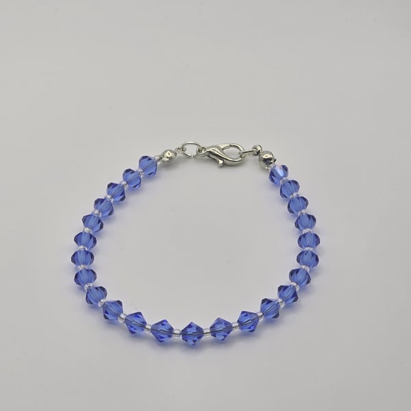 Preciosa Crystal Bracelet - Sapphire