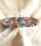 Quirky upcycled decopatch wooden dish - Image 1