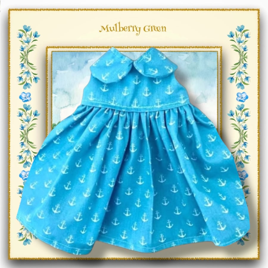 Turquoise Little Anchors Dress