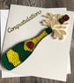 Handmade quilled Congratulations card - Image 1