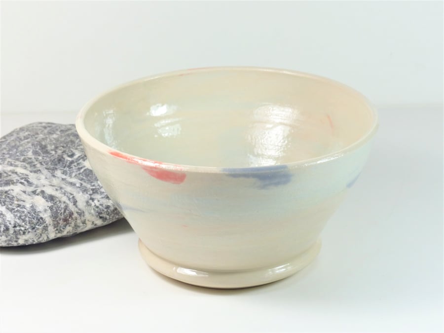 Morning Sunrise Bowl - (A) - Stoneware pottery ceramics Breakfast Porridge 