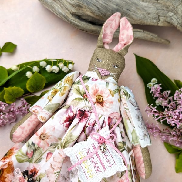 Lettice, a Bunny in Liberty Lawn
