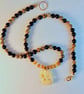 Elephant Pendant, Jasper, Onyx & Shell, Unisex Necklace, Fathers Day, Male Gifts - Image 6