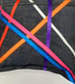Blue Denim ribbon geometric 16"  envelope cushion cover.  - Image 7