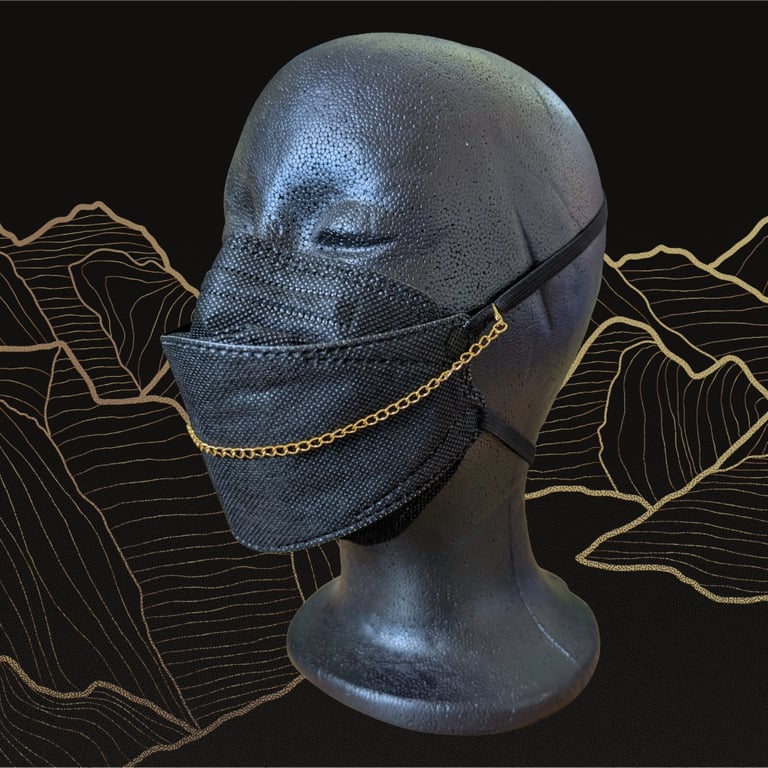 Gold mask chain