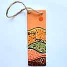 DEEP PEACE TO YOU CERAMIC WALL HANGING PLAQUE