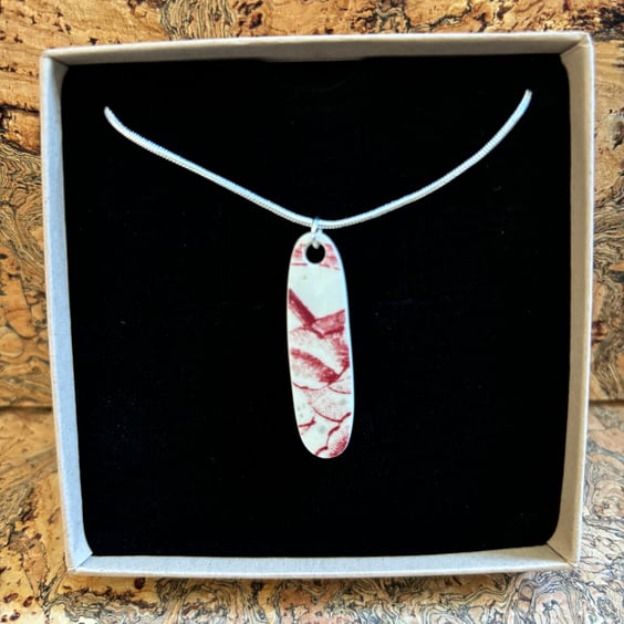 Handcrafted Necklace, Sterling Silver, One of a kind, Eco Friendly gift.