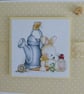 Rabbit & Watering Can Card - New Baby, Birthday,  Easter  - Image 5