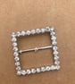 Diamante Square Buckle 35mm - Image 3