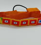 Eye Boggling Shrinking Squares Multicoloured Beaded Headband - Image 2