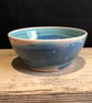 Blue stoneware bowl