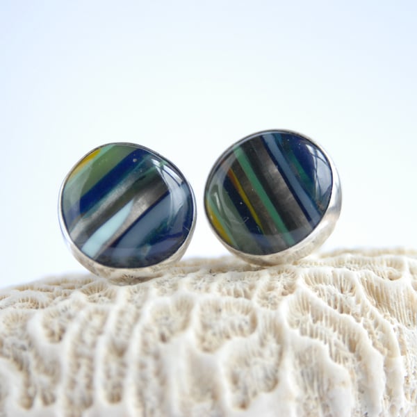 Californian surfite cufflinks (dark and moody)