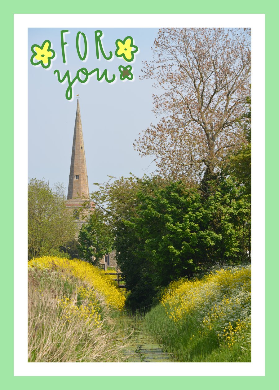For You Lincolnshire Church Card A5