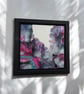Daydream in pink acrylic abstract framed  - Image 3