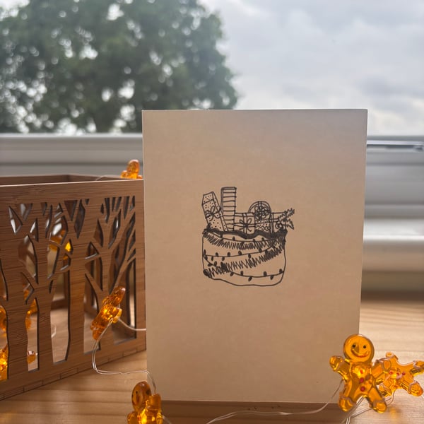 Present Sack Christmas card 