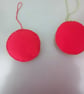 Set of 2 Felt Tree Decorations - Image 2