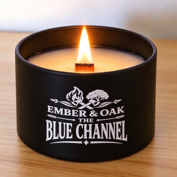 The Blue Channel – Bleu De Chanel Inspired Luxury Scented Candle 8oz