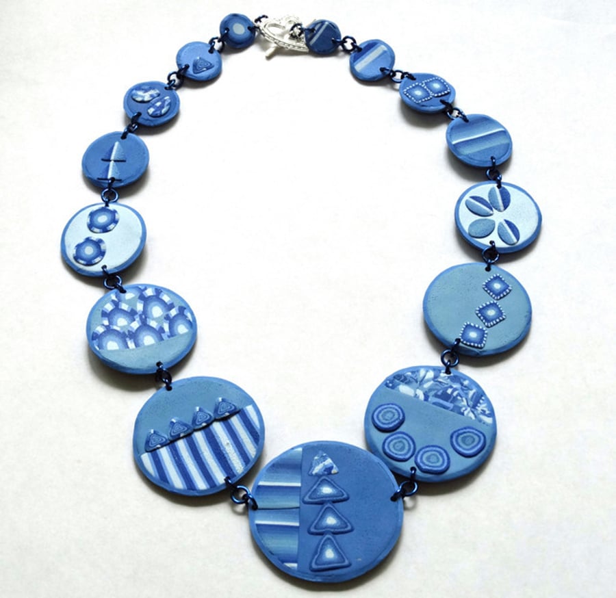 Blazing Blue Necklace