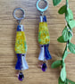 Retro Lava Lamp Earrings - Cute 90s Y2K Aesthetic Drop Hoops