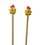 Stitch stoppers for knitting needles in dragon and animal shapes , silicone - Image 2