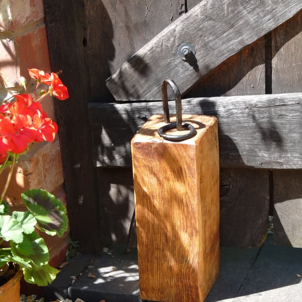 Rustic doorstop