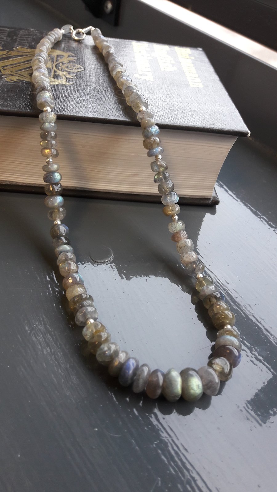 Labradorite and Sterling SIlver Necklace