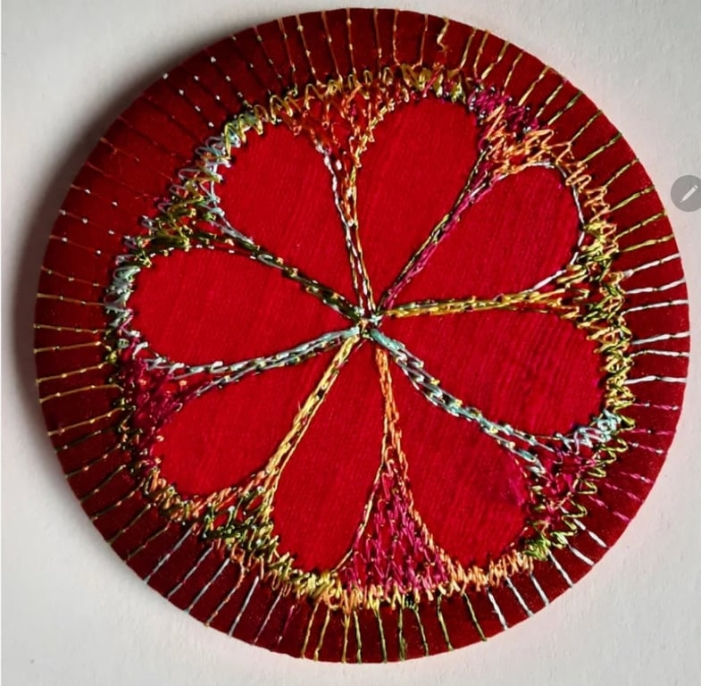 Perfectly Imperfect Pocket Mirror 58mm Fabric Pocket Mirror Handbag Accessory