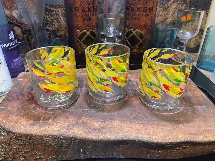 Absolut Mango glasses